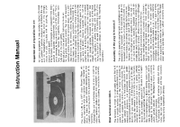 Lenco L65 - Owners Manual 